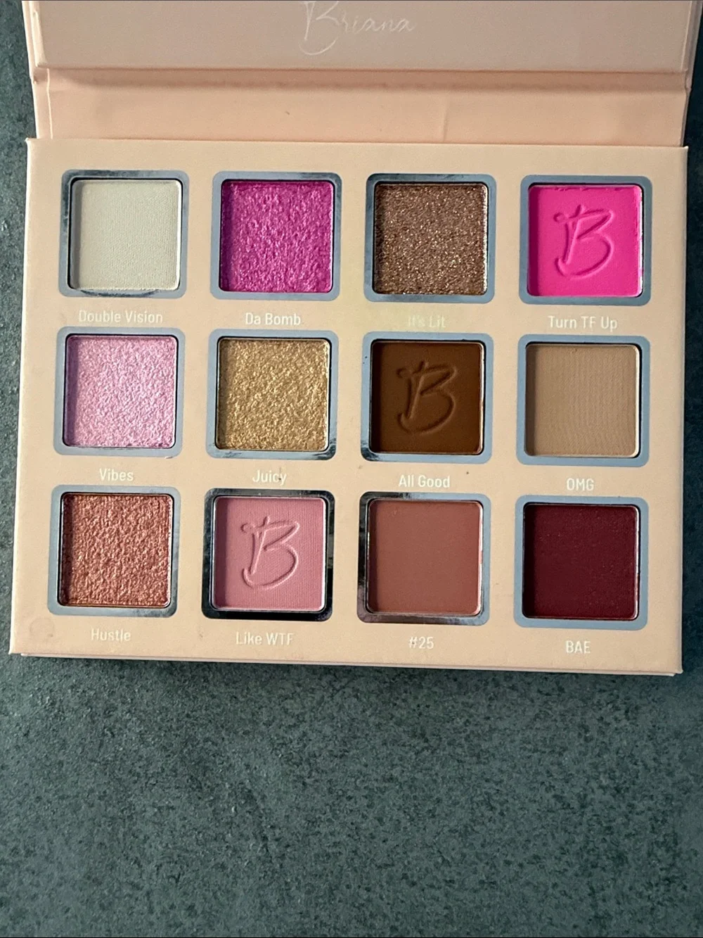 Murillo Twins X Beauty Creations Eye Shadow Pallet in Briana.